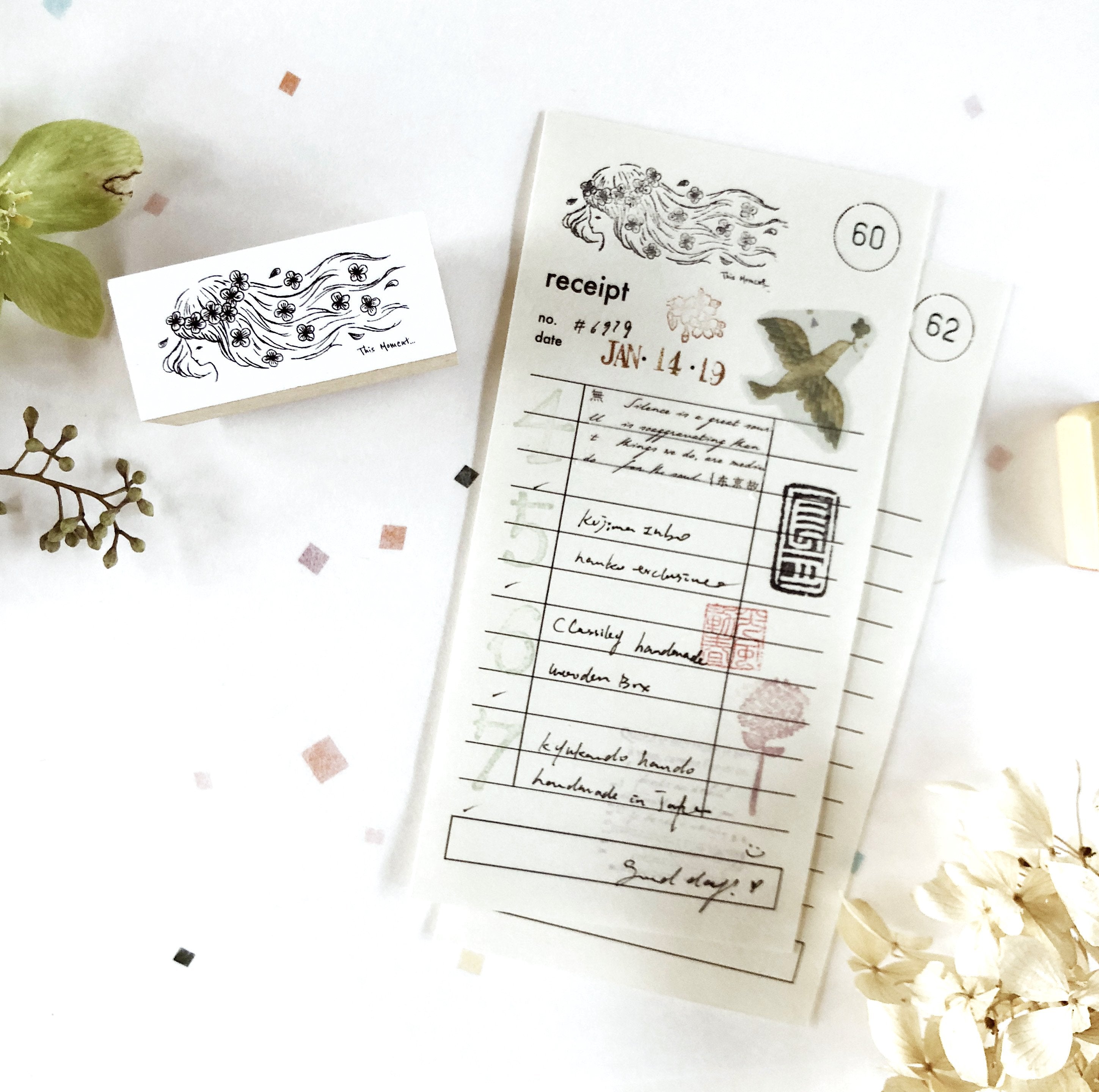 Haruna Deguchi x niconeco zakkaya Collaboration Stamp - Breeze-niconeco zakkaya