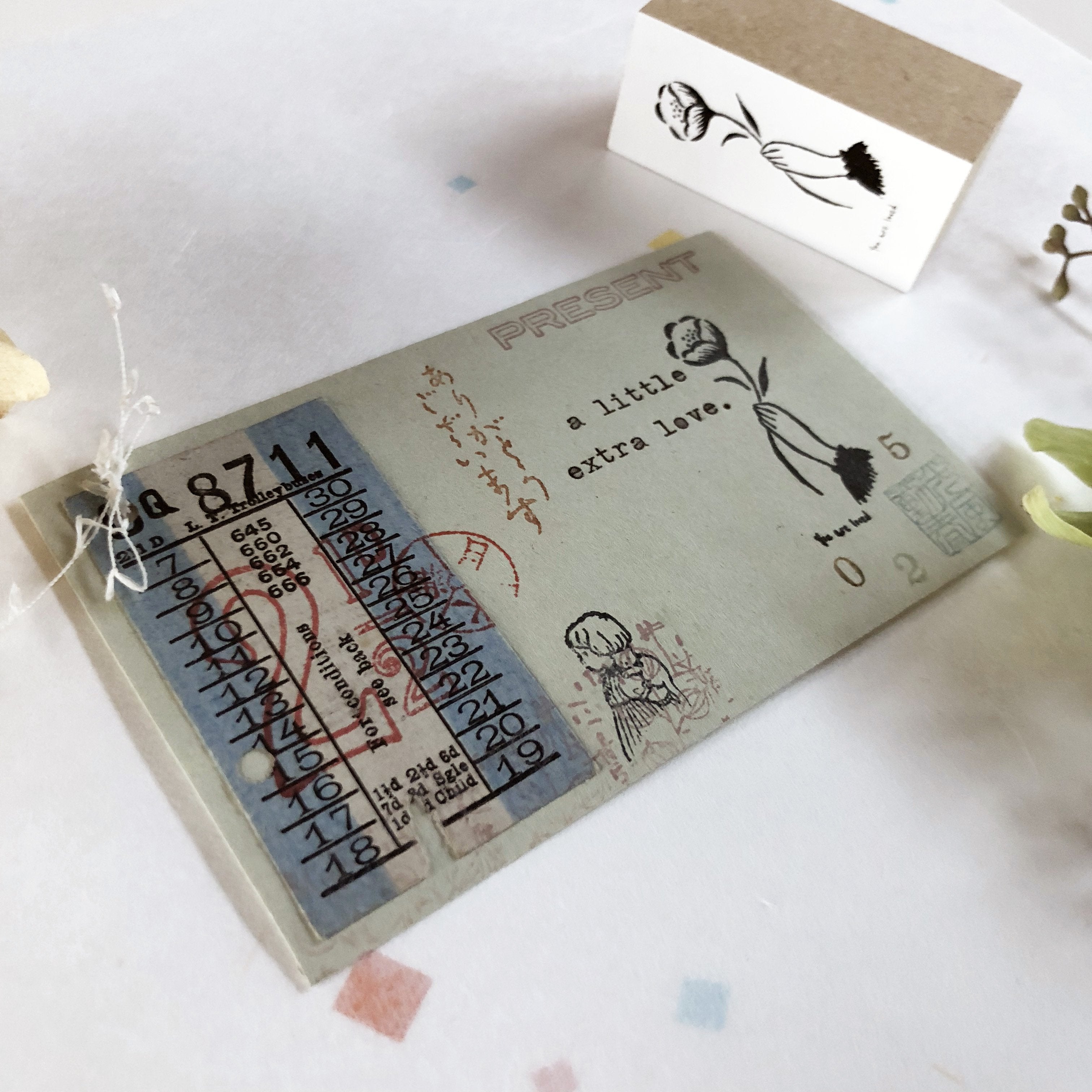 Haruna Deguchi x niconeco zakkaya Collaboration Stamp - Love is Love-niconeco zakkaya
