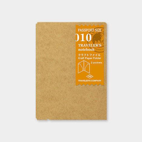 Kraft Paper Folder 010(passport size)-niconeco zakkaya
