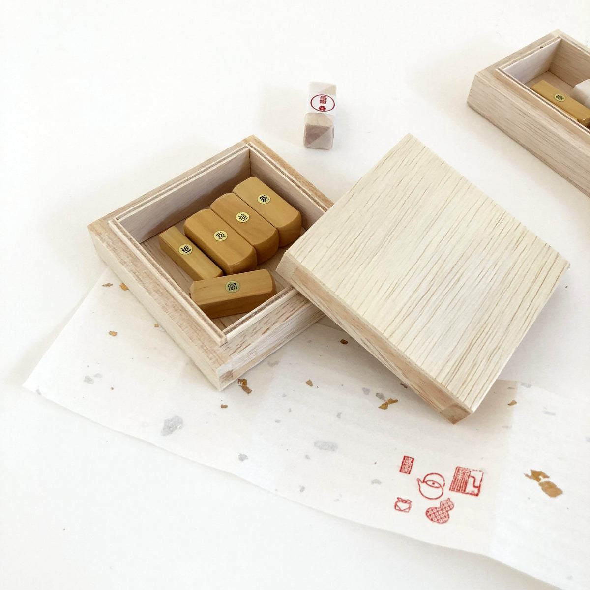 KYUKANDO Yura-No-In Wooden Stamp - Mt.Fuji-niconeco zakkaya