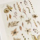 MU Print-On Sticker - Foliage-niconeco zakkaya