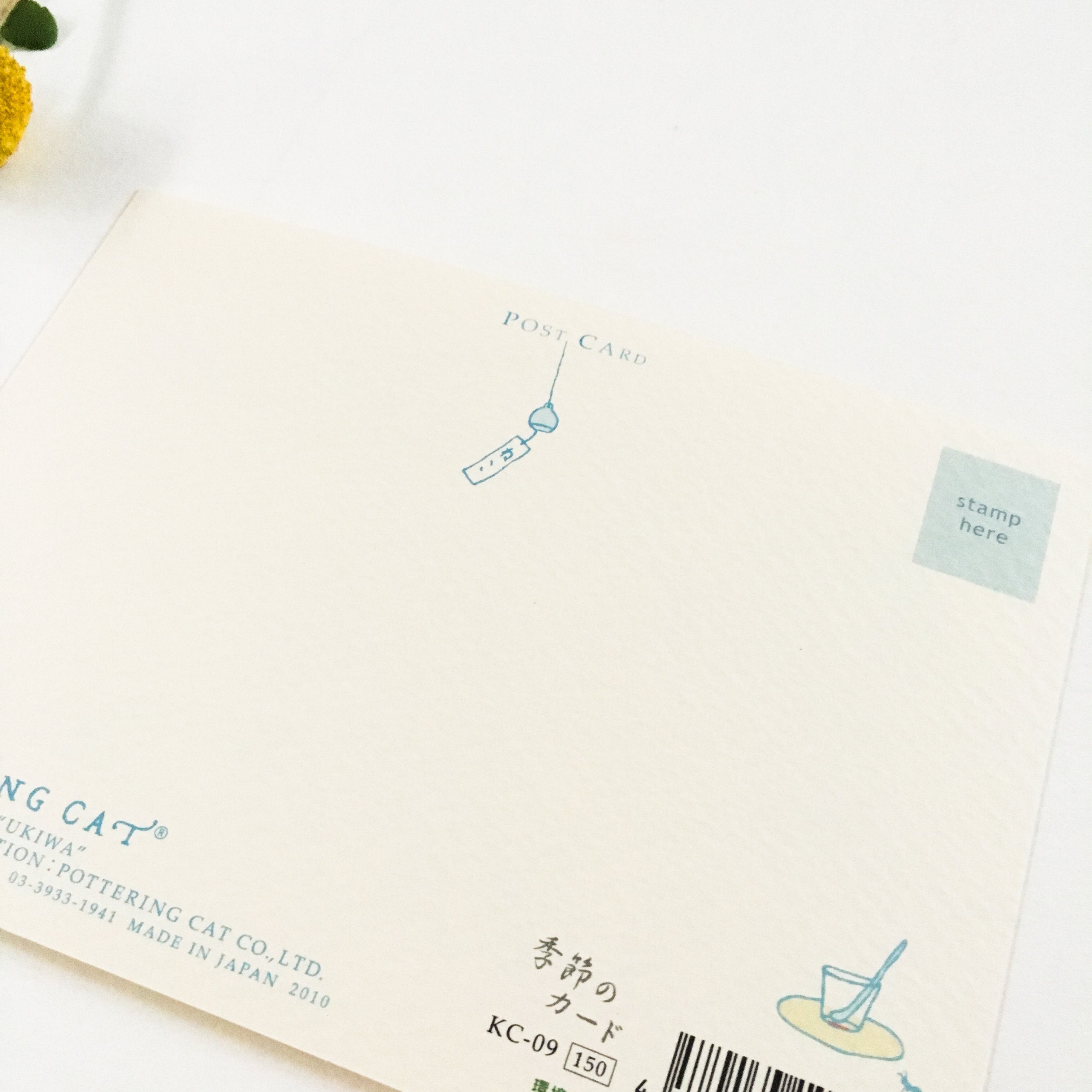 Neko Seasonal Potacard - August (Ukiwa)-niconeco zakkaya