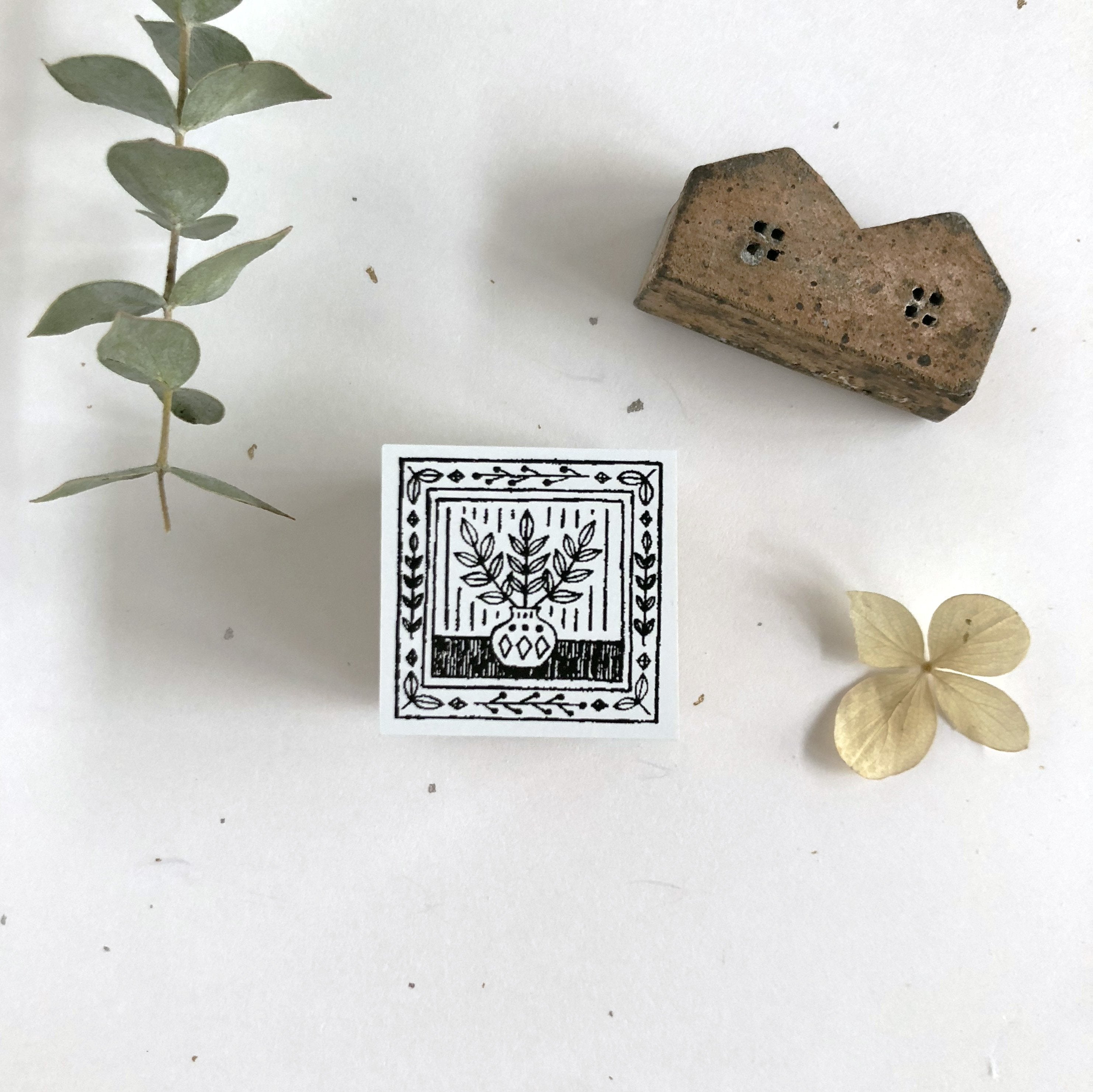 niconeco zakkaya x Hiraoka Hitomi Collabration Rubber Stamp - Botanical Life-niconeco zakkaya