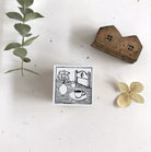 niconeco zakkaya x Hiraoka Hitomi Collabration Rubber Stamp - Coffee Time-niconeco zakkaya