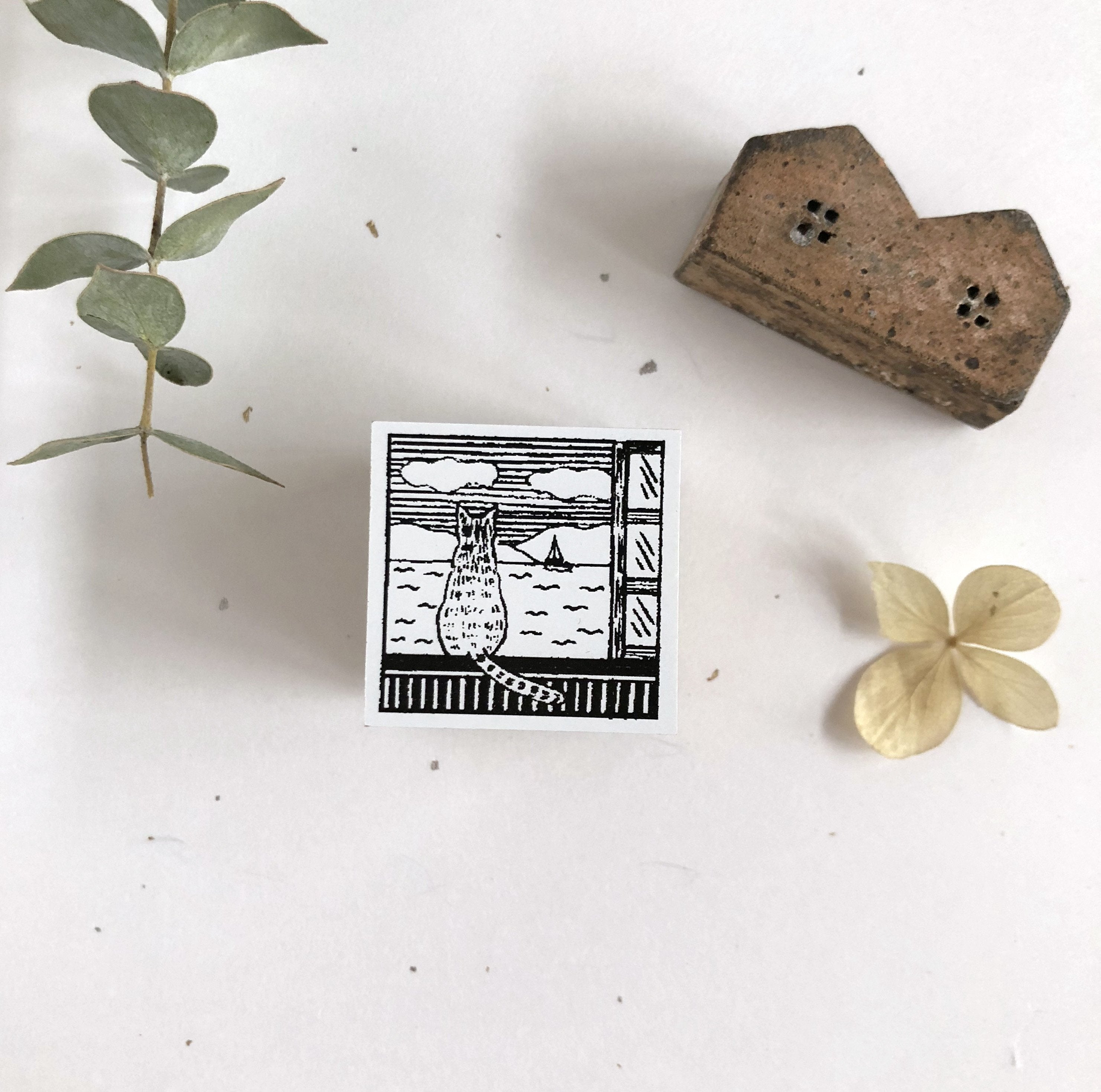 niconeco zakkaya x Hiraoka Hitomi Collabration Rubber Stamp - Daze-niconeco zakkaya
