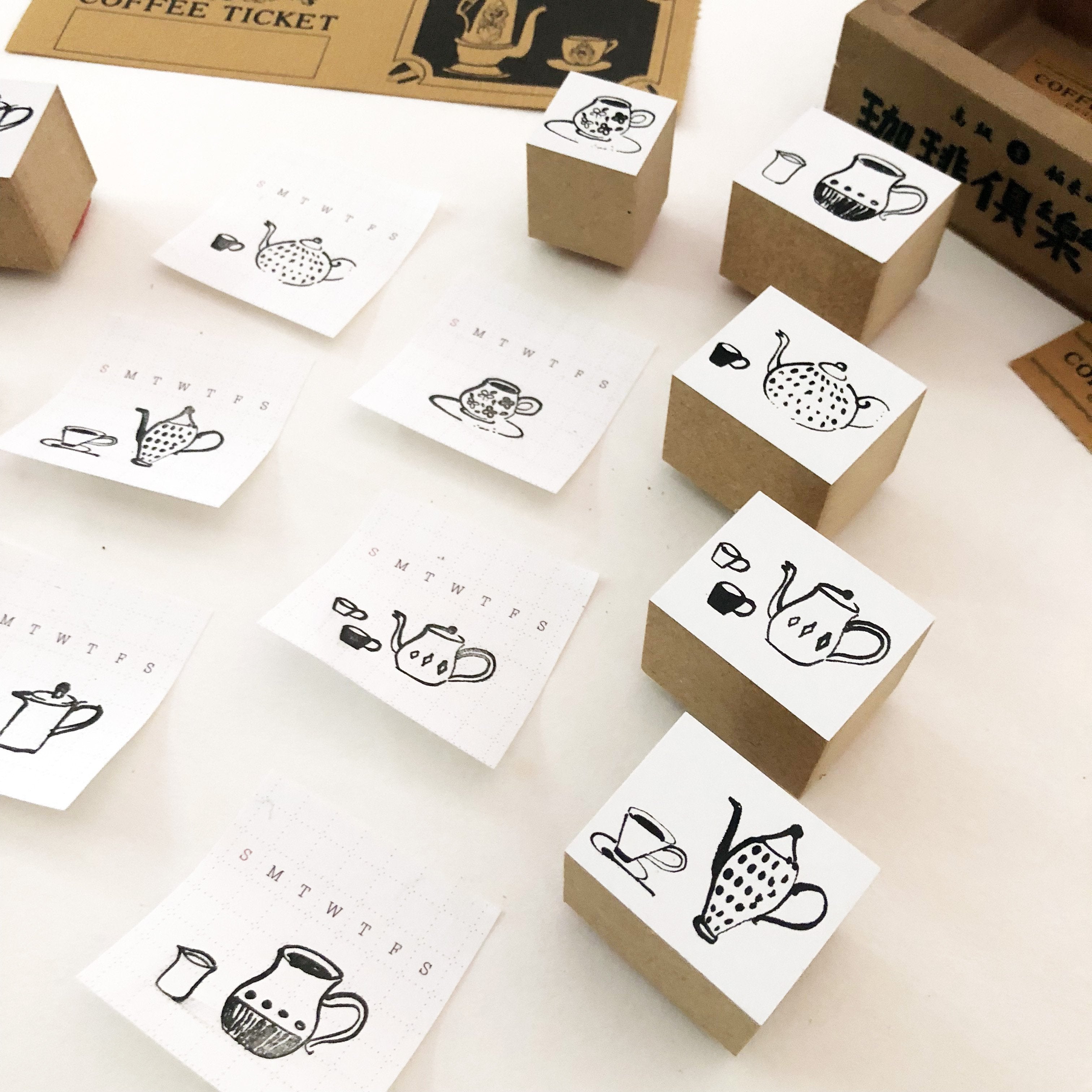 niconeco zakkaya x Hiraoka Hitomi Collabration Rubber Stamp - Olive Leaf-niconeco zakkaya