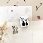 niconeco zakkaya x Hiraoka Hitomi Collabration Rubber Stamp - Olive Leaf-niconeco zakkaya