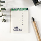 Pottering Cat Marble Tape Notepad-niconeco zakkaya