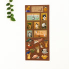 Pottering Cat Stamp Seal Sticker-niconeco zakkaya
