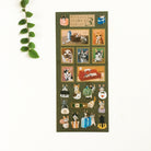 Pottering Cat Stamp Seal Sticker-niconeco zakkaya