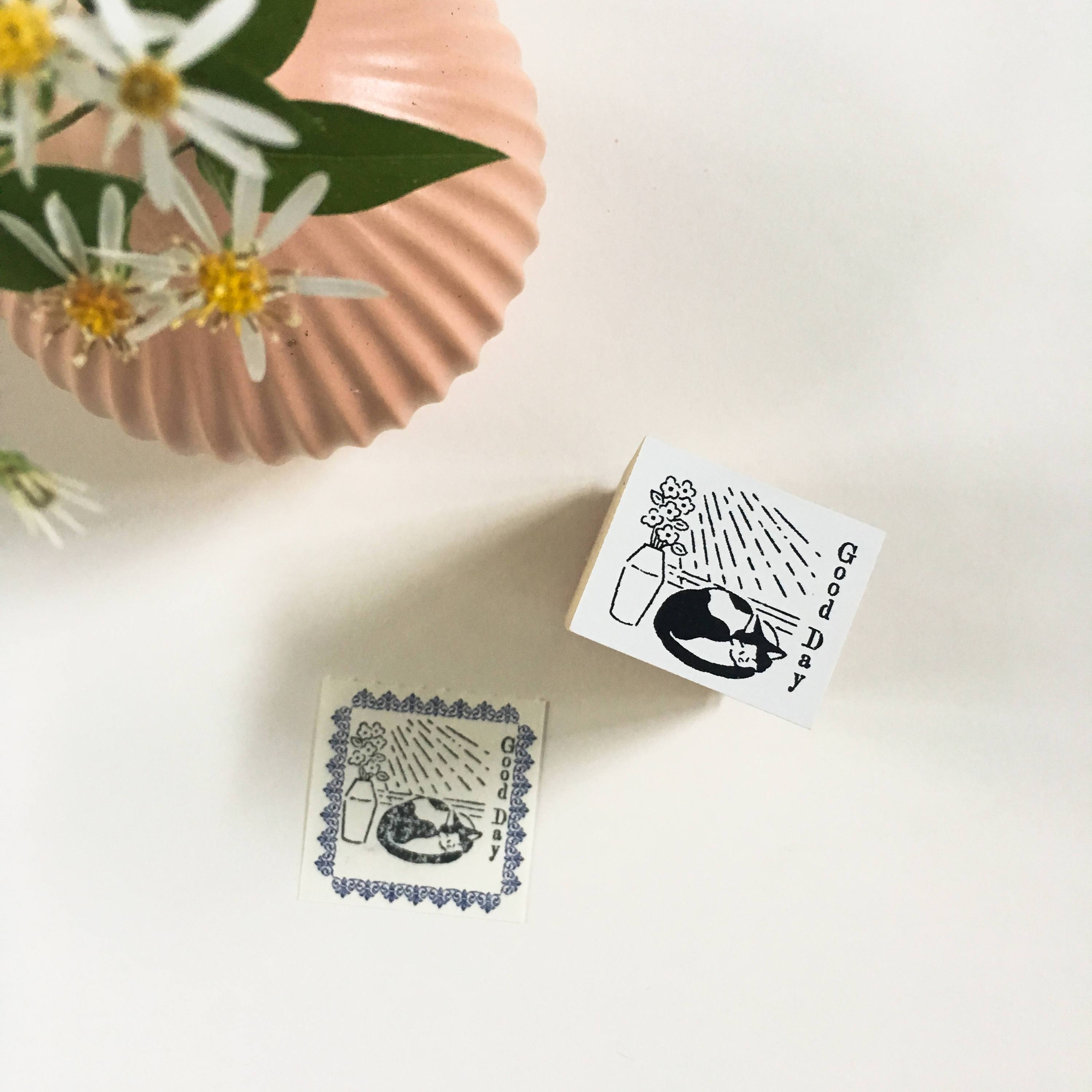 Rakui Hana x niconeco zakkaya Collaboration Stamp - Good day-niconeco zakkaya