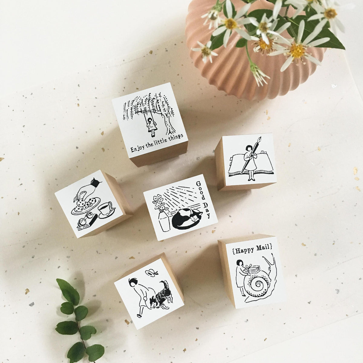 Rakui Hana x niconeco zakkaya Collaboration Stamp - Good day-niconeco zakkaya