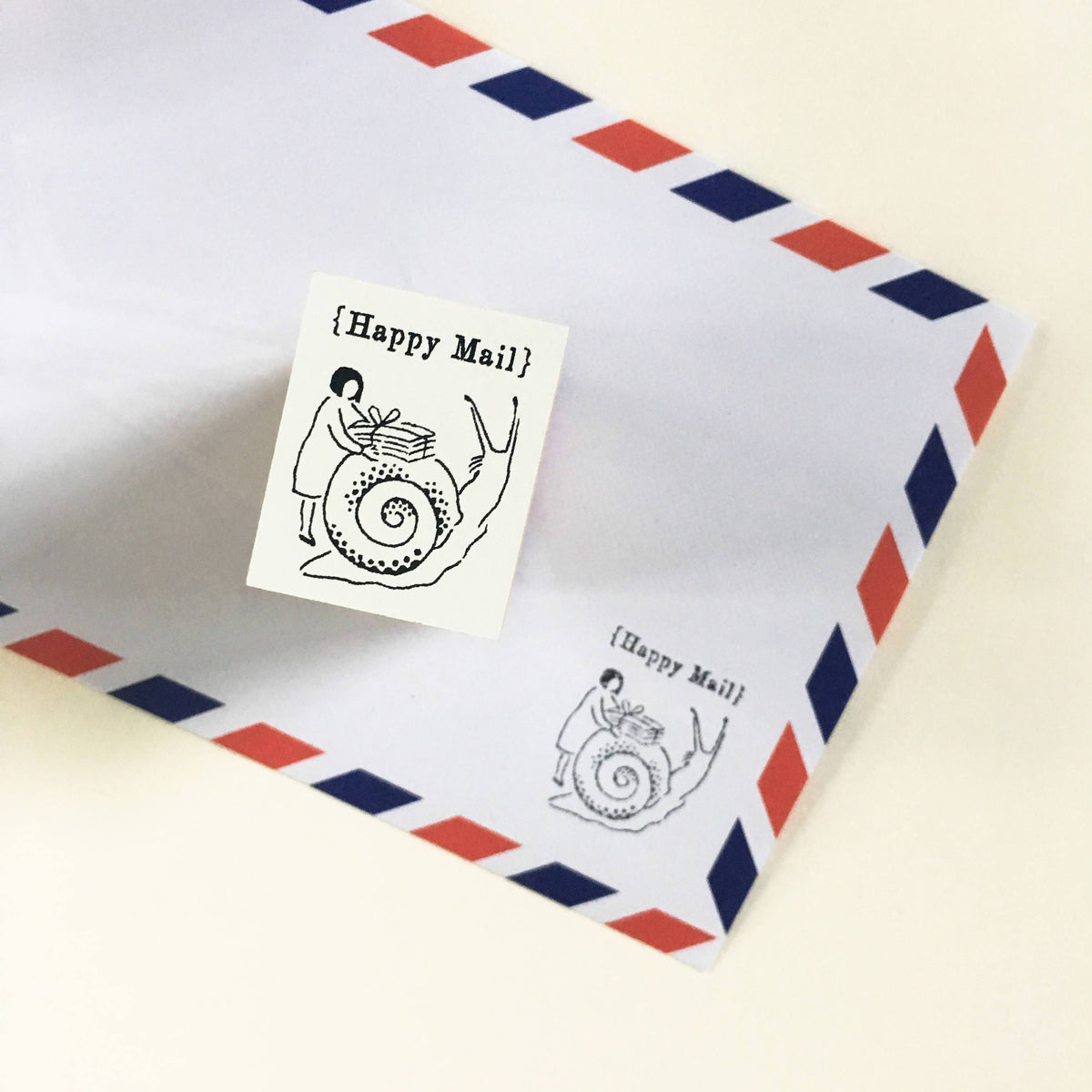 Rakui Hana x niconeco zakkaya Collaboration Stamp - Happy mail-niconeco zakkaya