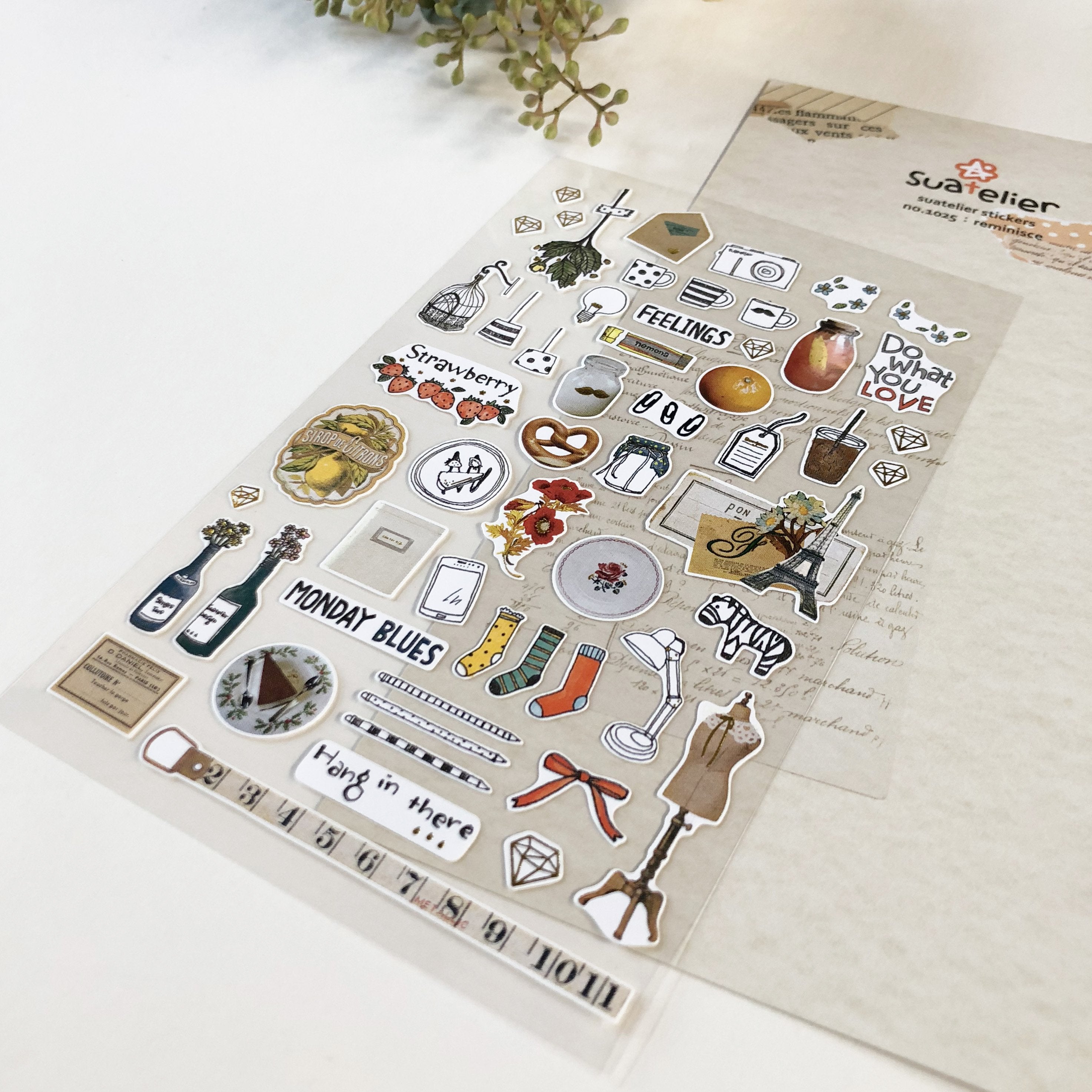 SAUTELIER Reminisce Washi Sticker (1025)-niconeco zakkaya