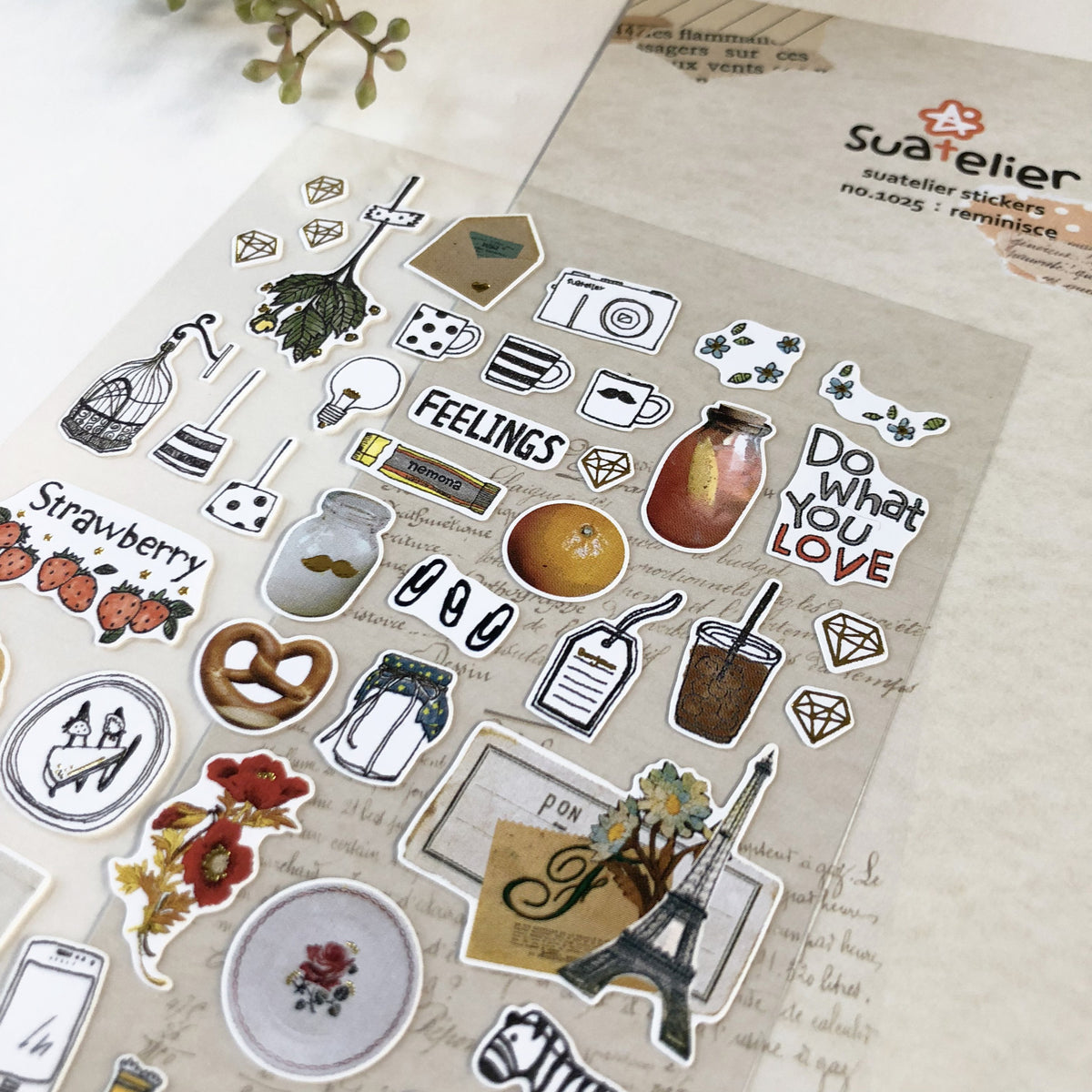 SAUTELIER Reminisce Washi Sticker (1025)-niconeco zakkaya