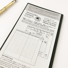 Traveler's Notebook 018 Free Weekly Vertical Refill-niconeco zakkaya