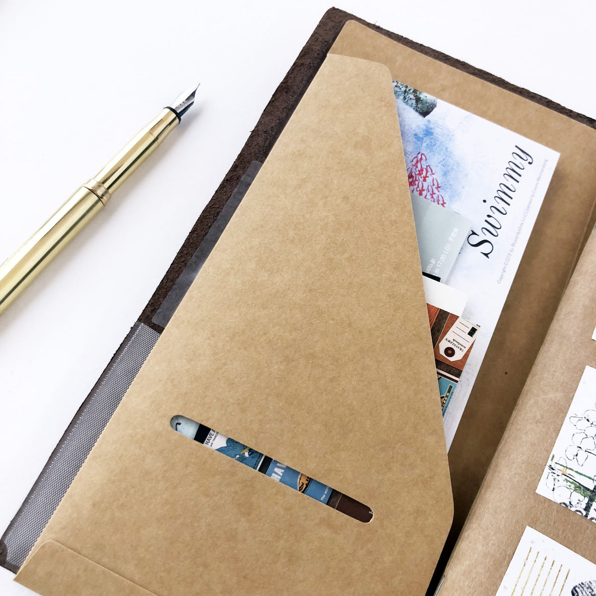 Traveler's Notebook 020 Kraft Paper Folder-niconeco zakkaya