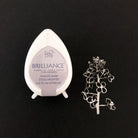 Tsukineko Brilliance Dew Drop Ink Pad - Starlite Silver-niconeco zakkaya